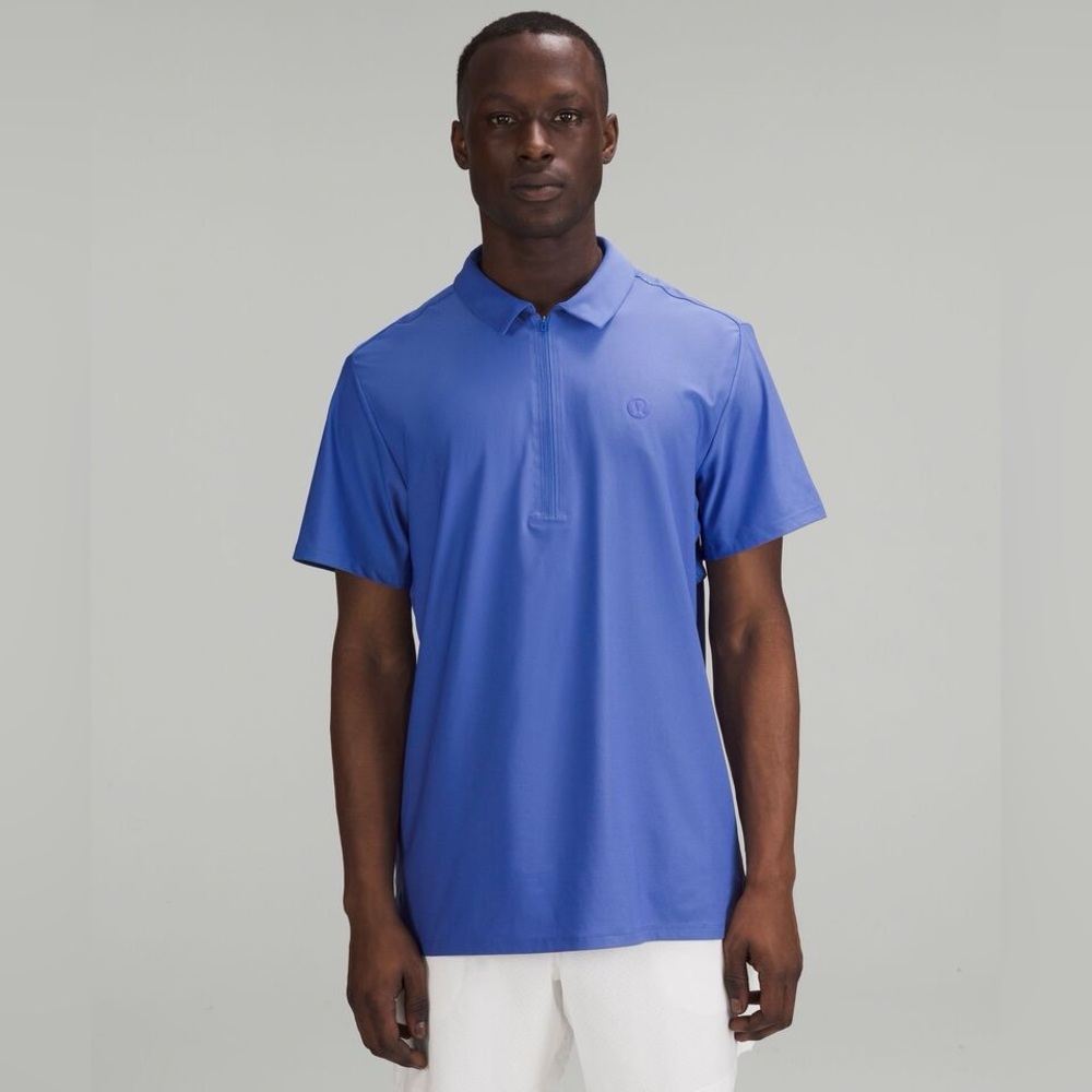 Lululemon Ventilated Tennis Polo Short Sleeve NISE blue Navy